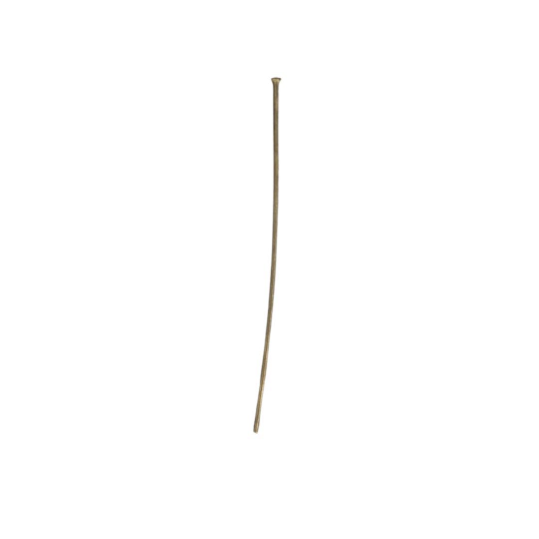 Alfinete Semi Ouro Velho - 10g - 40mm - METALVALE BIJU