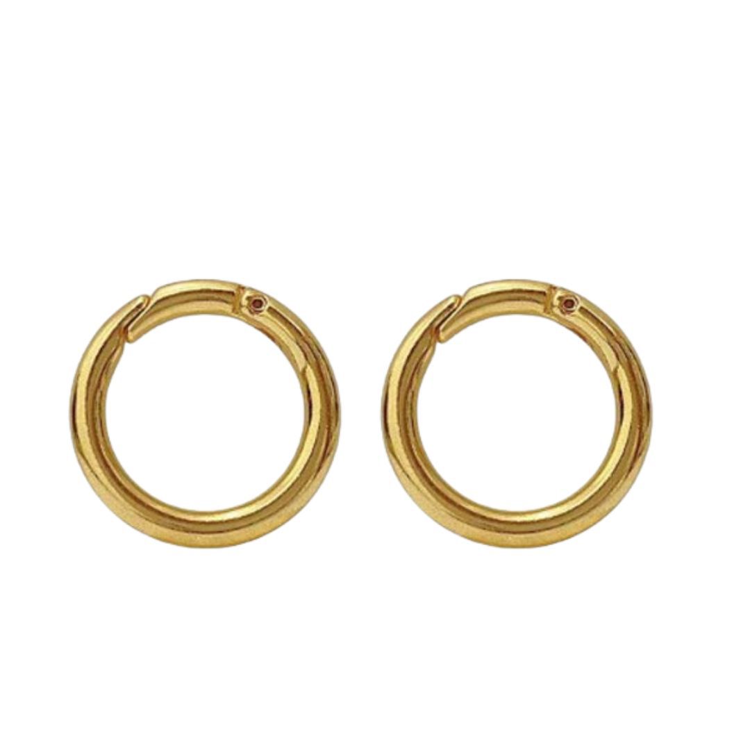 Argola Articulada Dourada 20MM - 2 Unidades - METALVALE BIJU