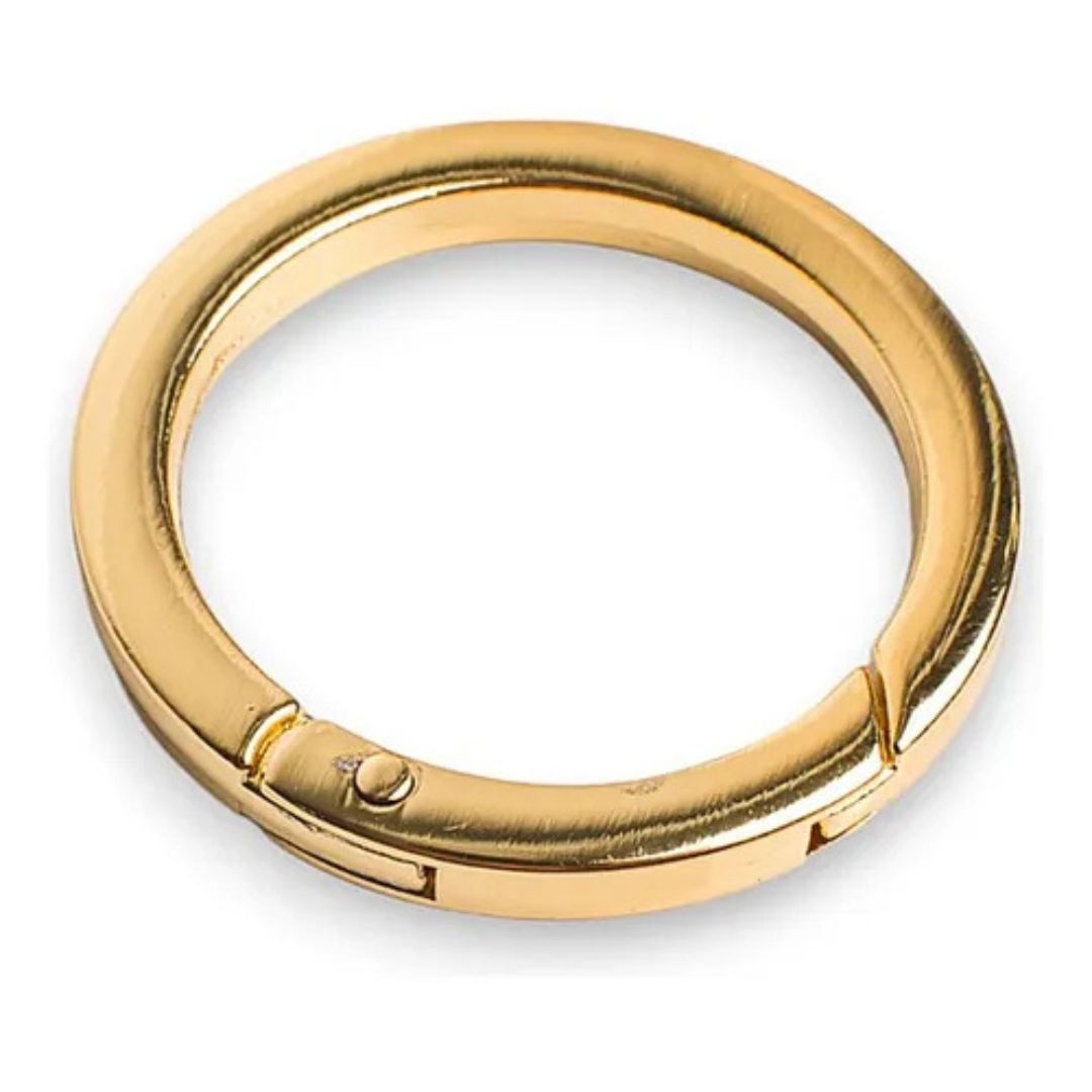 Argola Articulada Dourada 25MM - 148636 - METALVALE BIJU