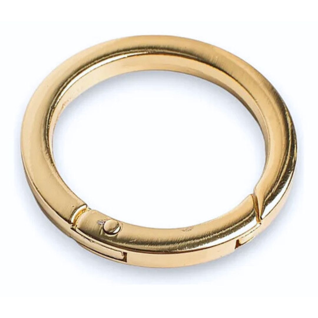 Argola Articulada Dourada 35MM - 147869 - METALVALE BIJU
