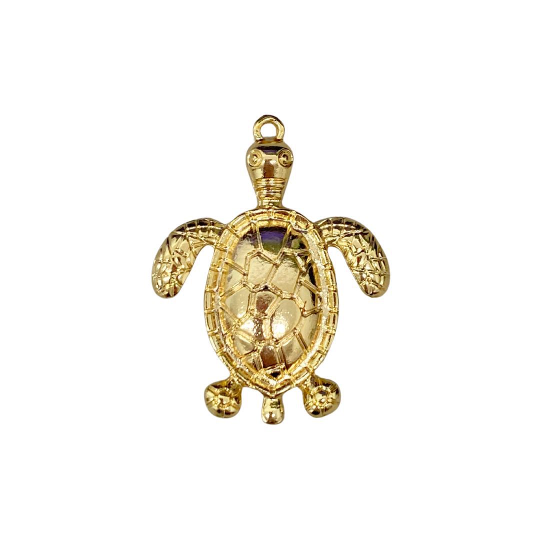 Pingente Tartaruga Dourada - 148314 - METALVALE BIJU