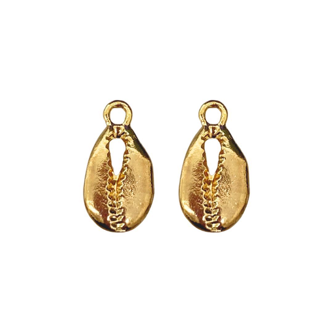 Pingente Buzios Dourado - 2 Unidades - 148326 - METALVALE BIJU