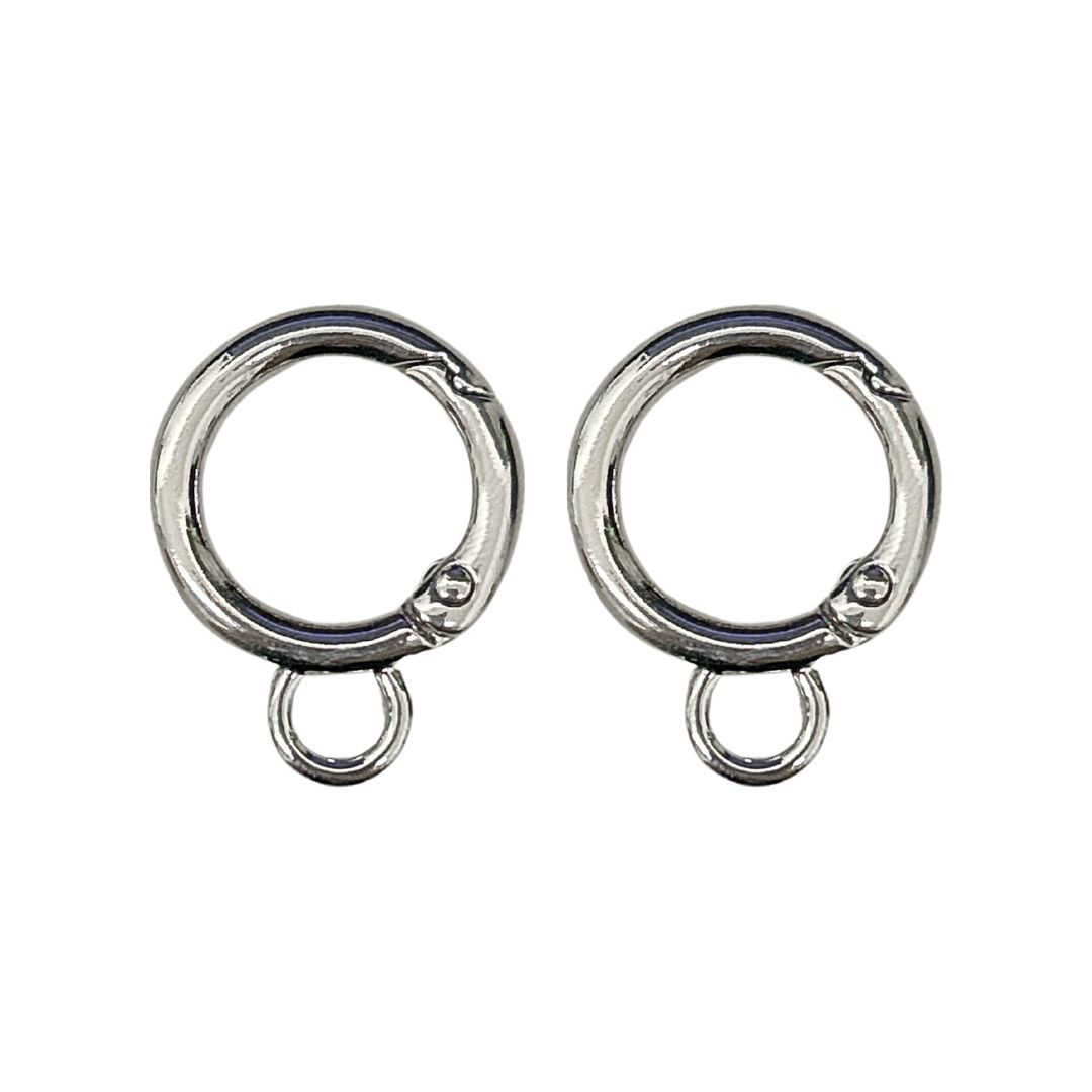 Argola Articulada 23MM Niquel - 2 Unidades - 14662 - METALVALE BIJU