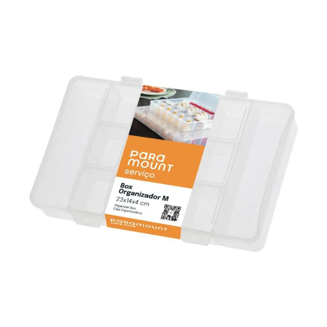Box Organizador M 23x14x4 Cm - 144069 - METALVALE BIJU