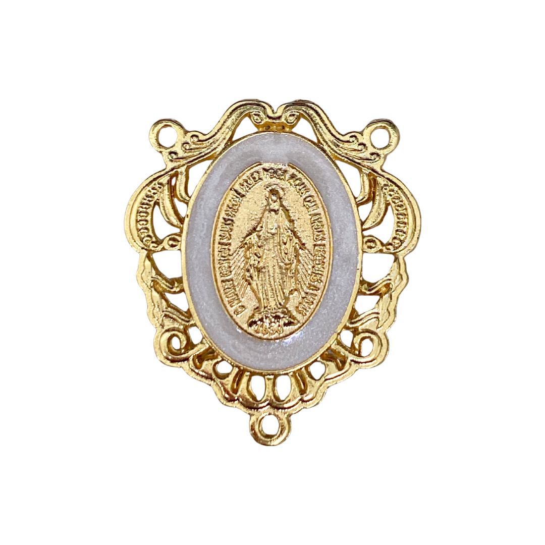 Entremeio Nossa Senhora Das Graças Dourado - METALVALE BIJU