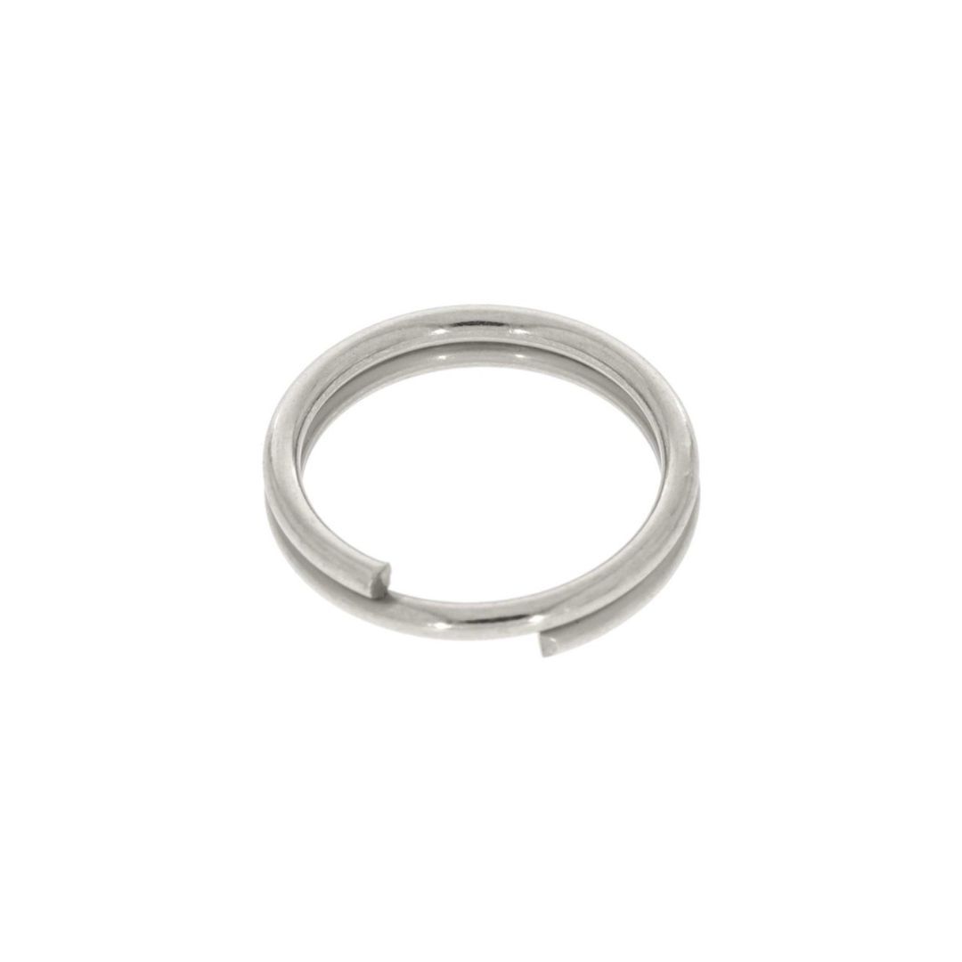 Argola Chaveiro Grossa Niquel - 10 Unidades - 1348... - METALVALE BIJU