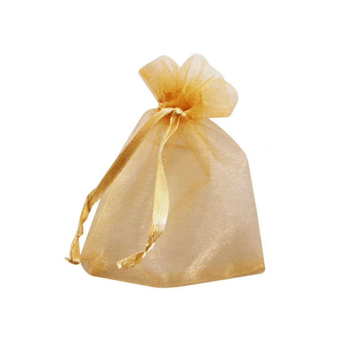 SACO DE ORGANZA 8X12MM - 10 UNIDADES - 139875 - METALVALE BIJU