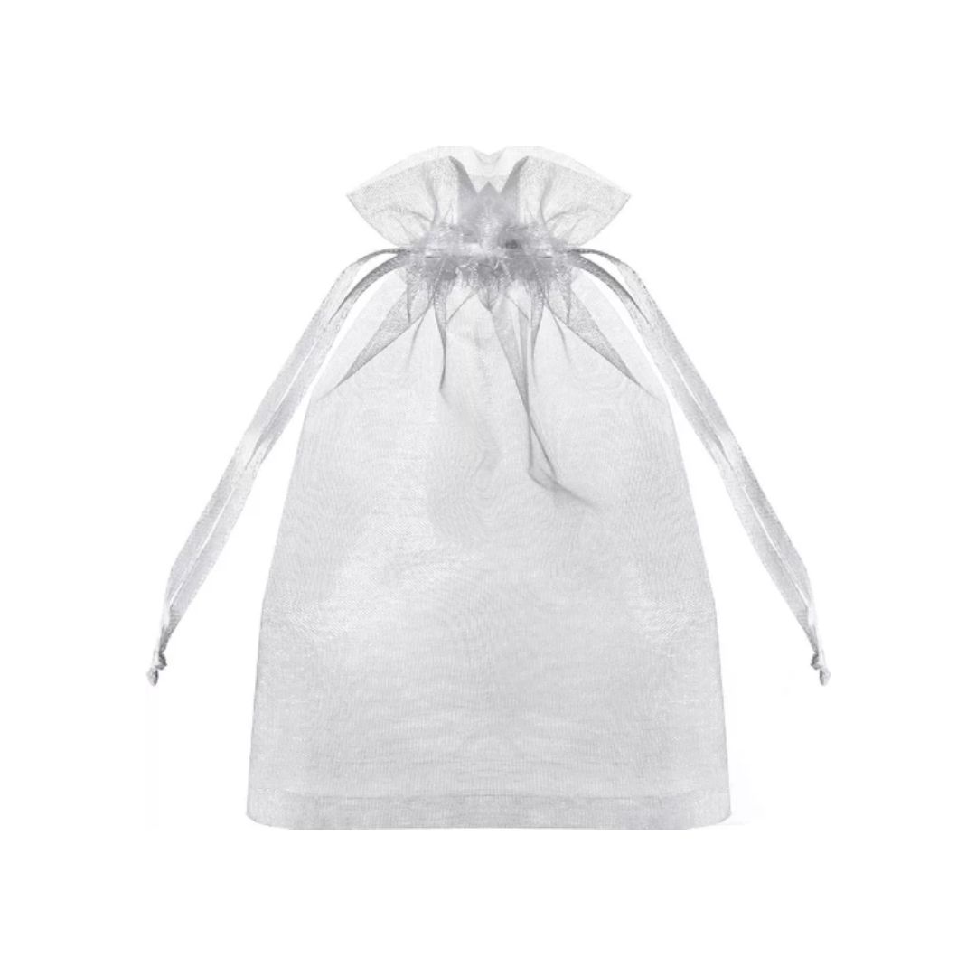 Sacos de Organza 6X9mm - 10 UNIDADES - 139191 - METALVALE BIJU