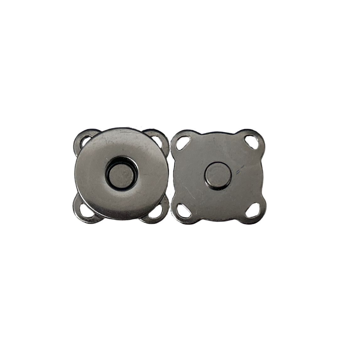 Botão Imantado Costuravel 18MM Grafite - 2 Unidade... - METALVALE BIJU
