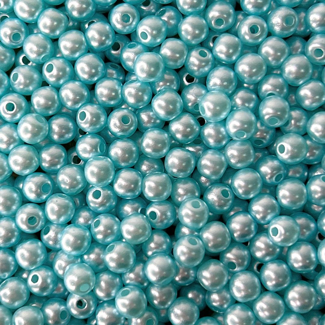 Pérola Acrílica 06MM Colorida - 50g - 147286 - METALVALE BIJU