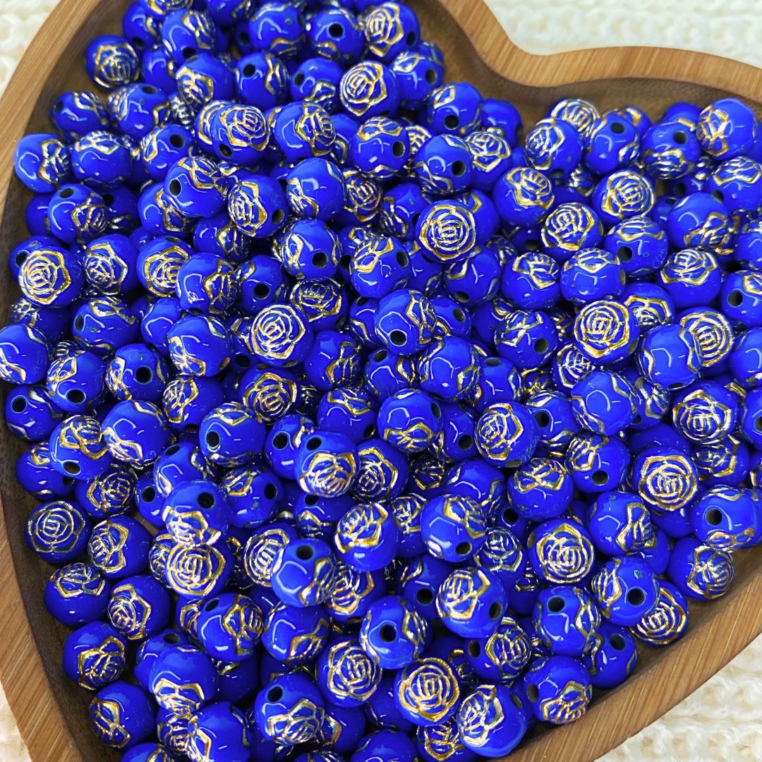 Bola Flor Passante Em Acrílico - 30g - METALVALE BIJU