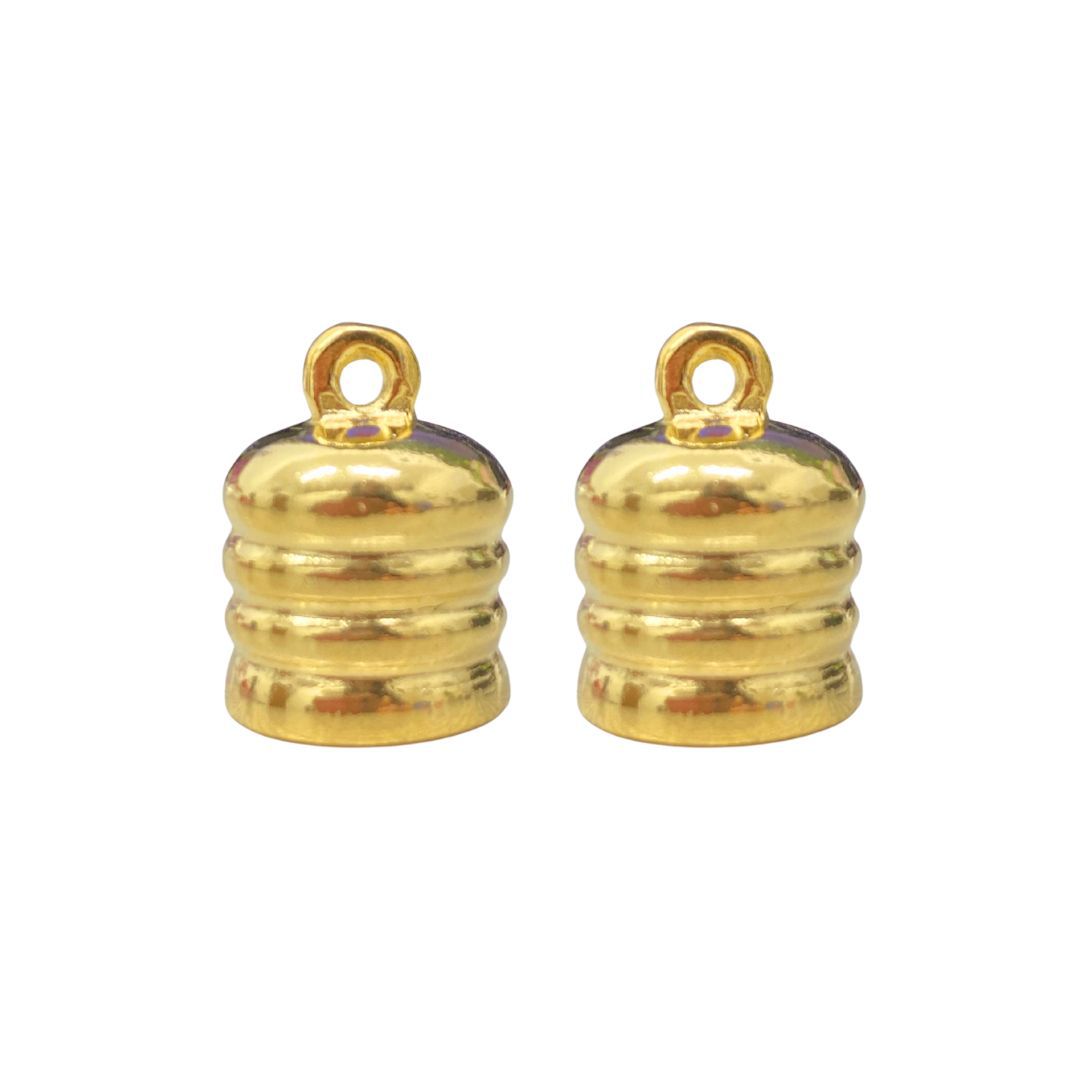 Terminais Colmeia 12MM Dourado - 2 Unidades - 1493... - METALVALE BIJU