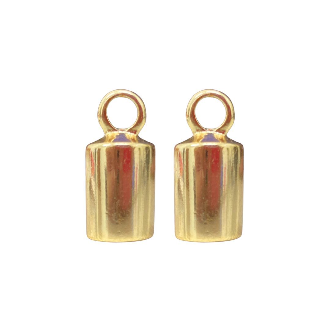 Terminais 10MM Dourado - 2 Unidades - 149311 - METALVALE BIJU