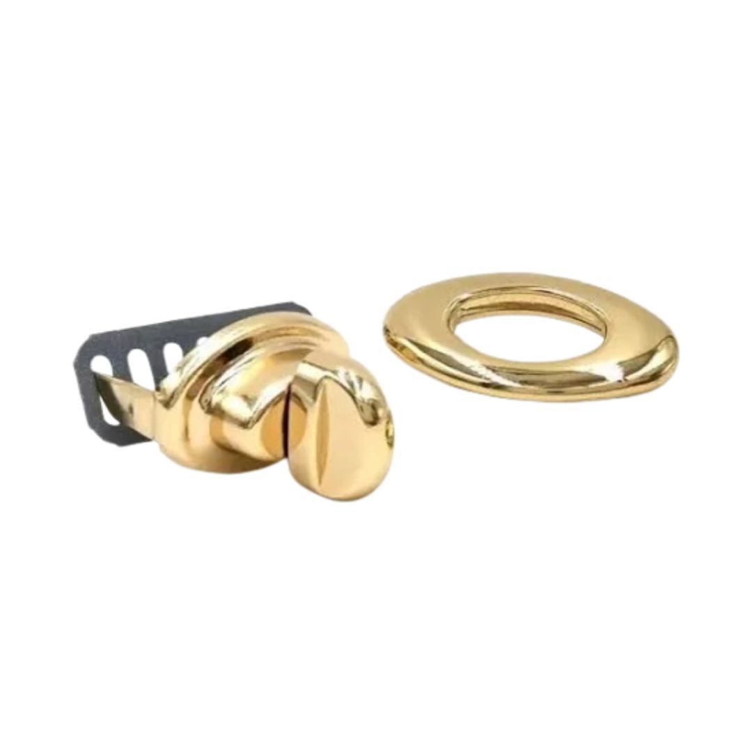 Fecho Encaixe de Metal Dourado - 148253 - METALVALE BIJU