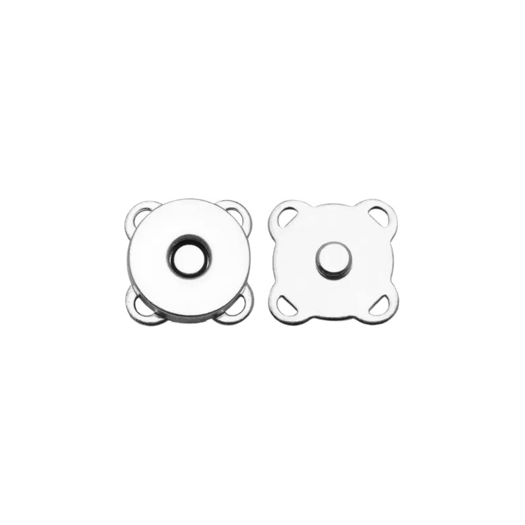 Botão Imã de Costura Niquel 18MM - 2 Unidades - 14... - METALVALE BIJU