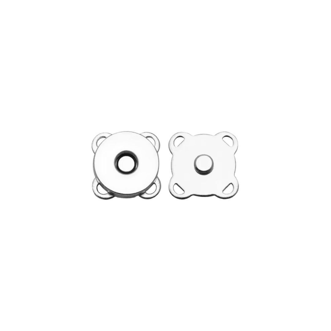Botão Imã de Costura Niquel 14MM - 2 Unidades - 14... - METALVALE BIJU
