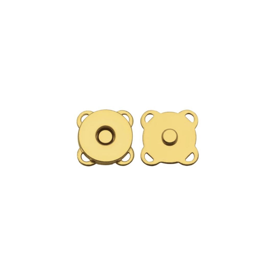 Botão Imantado Costuravel 14MM Dourado - 2 Unidade... - METALVALE BIJU