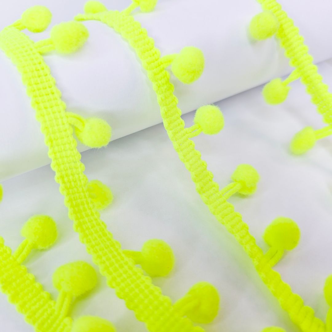 Fio de Pompons Neon 20mm - 1 metro - METALVALE BIJU