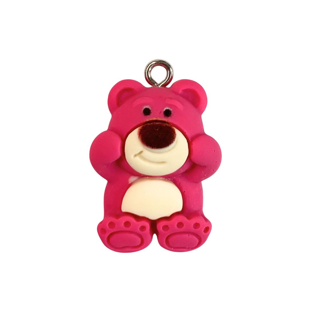 Pingente Lotso Toy Story Resina - 2 Unidades - METALVALE BIJU