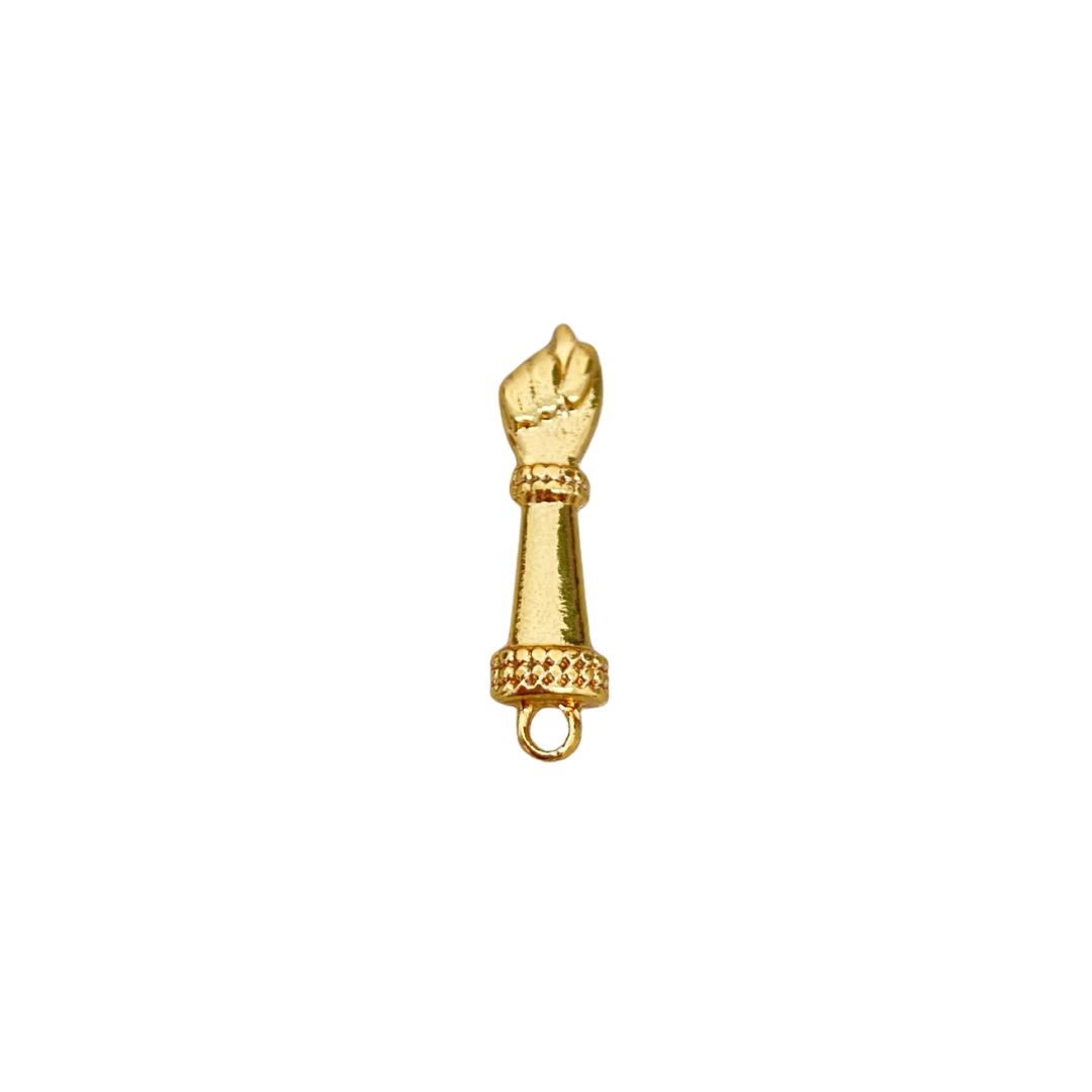 Pingente Figa 2,5cm Dourado - 1 Unidade - METALVALE BIJU