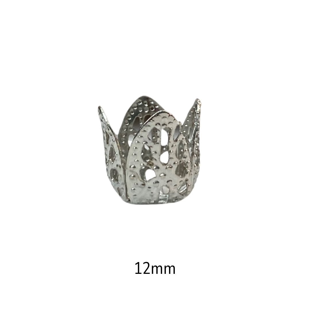Tulipa Copo de Leite 12mm Níquel - 5g - METALVALE BIJU