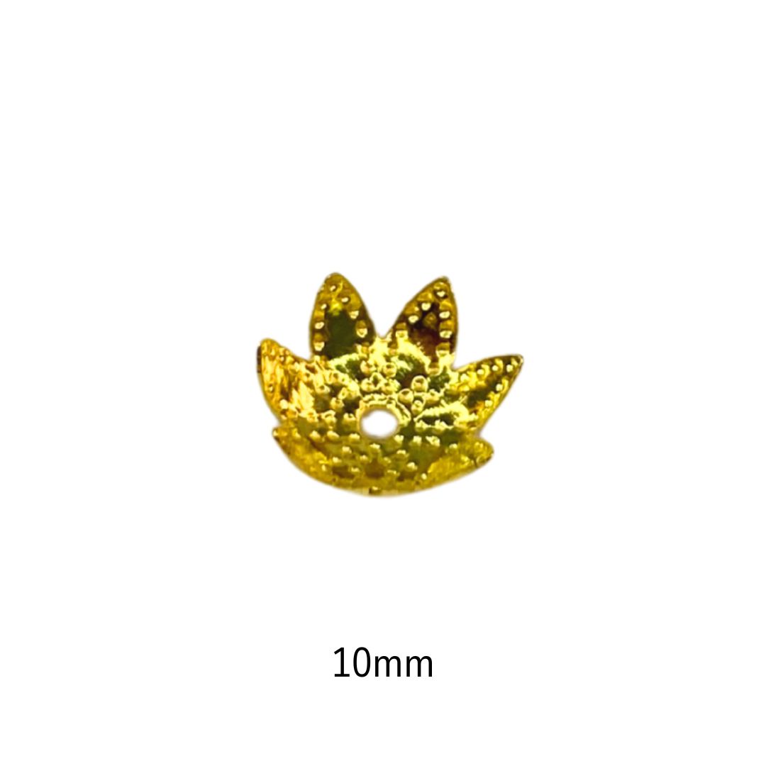 Tulipa Floco de Neve 10mm Dourado - 5g - METALVALE BIJU