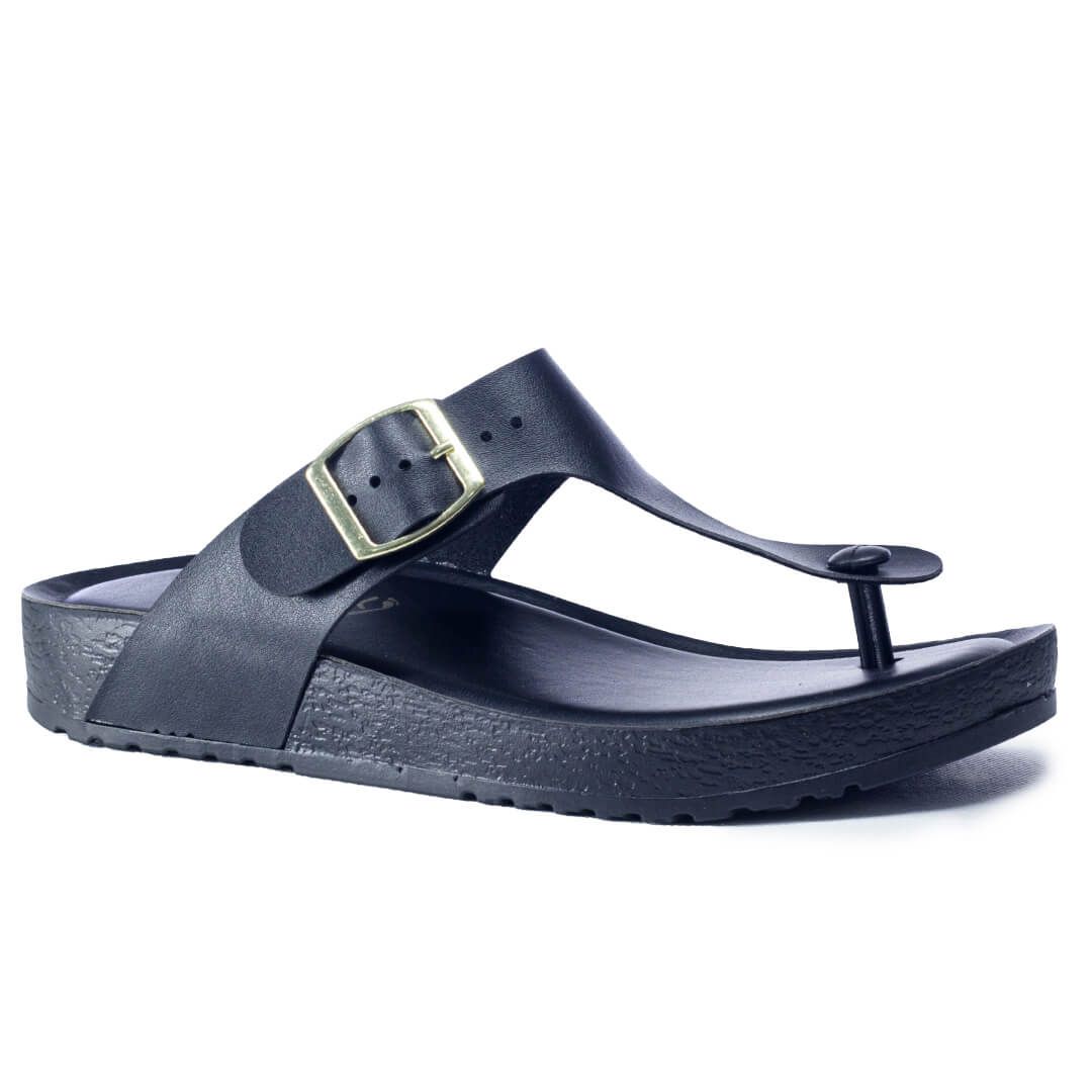 Chinelo Aquilégia - Preto