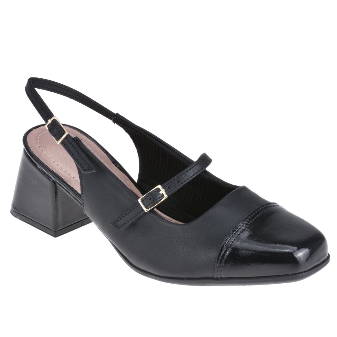 Slingback Fáfia - Preto