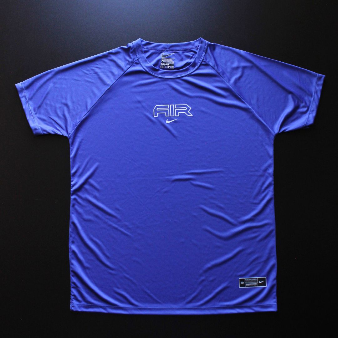 CAMISETAS DRY-FIT PROTEÇAO UV - FIR AZUL BIC - Atacado Rei das Cuecas