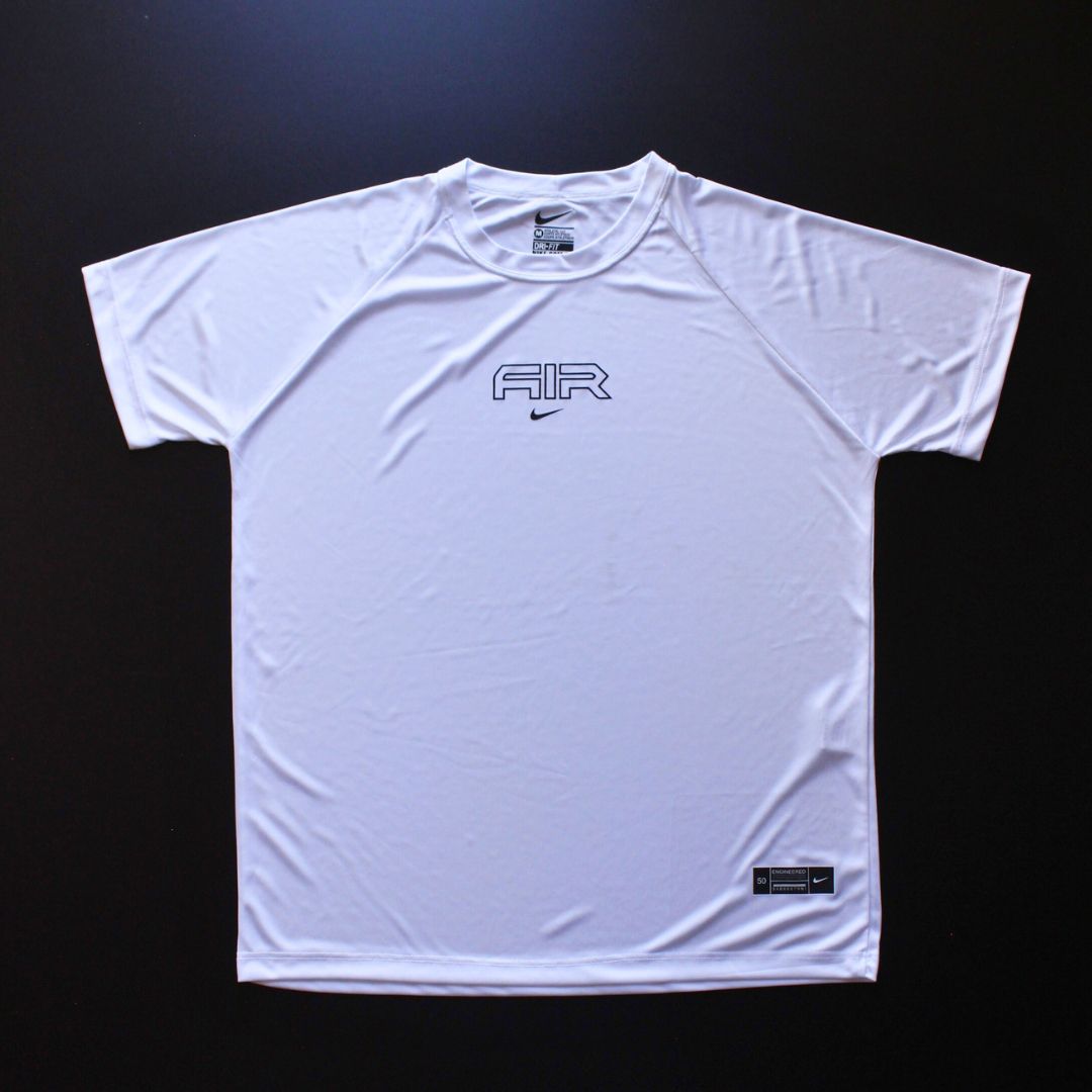 CAMISETAS DRY-FIT PROTEÇAO UV - FIR BRANCO - Atacado Rei das Cuecas