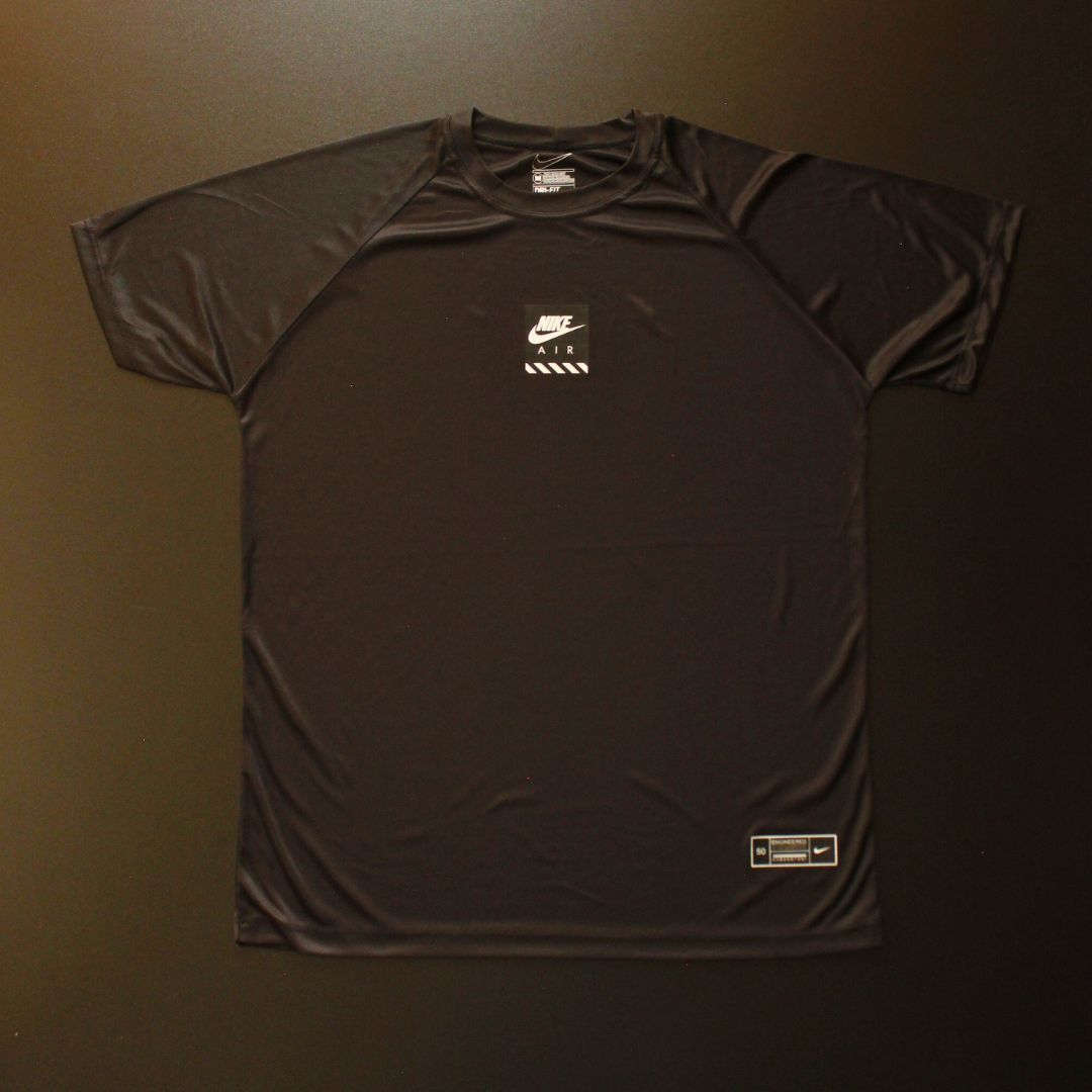 CAMISETAS DRY-FIT PROTEÇAO UV - NIKE AIR PRETO - Atacado Rei das Cuecas