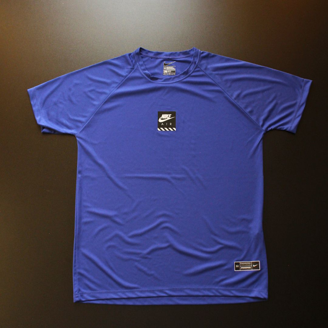 CAMISETAS DRY-FIT PROTEÇAO UV - NIKE AIR AZUL ROYA... - Atacado Rei das Cuecas