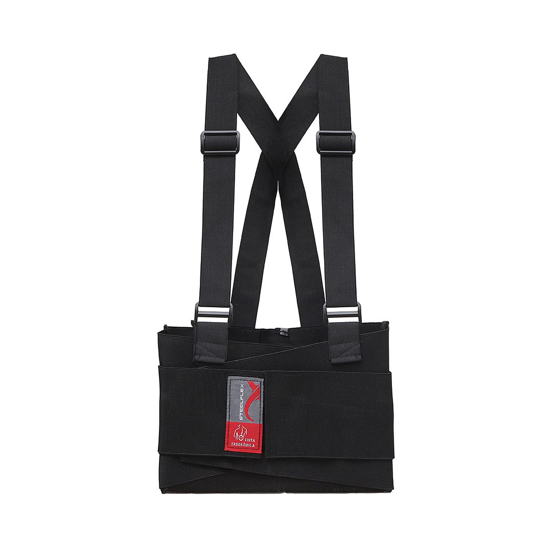 Cinta Ergonômica Steelflex Lycra Duplo Elástico