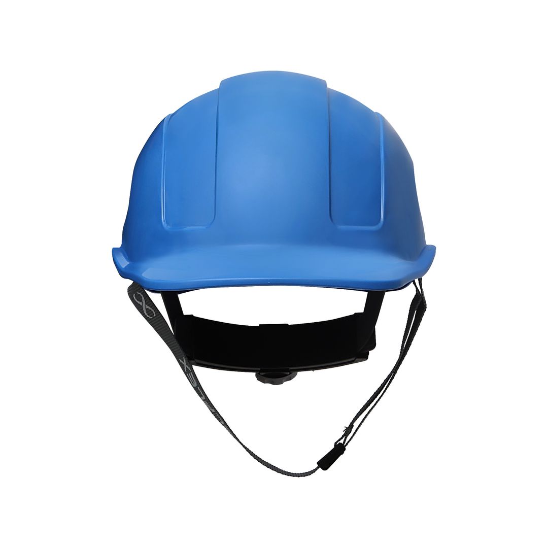 Capacete Steelflex Turtle Azul com Aba Frontal, Suspensão, Catraca e Jugular Ca35983