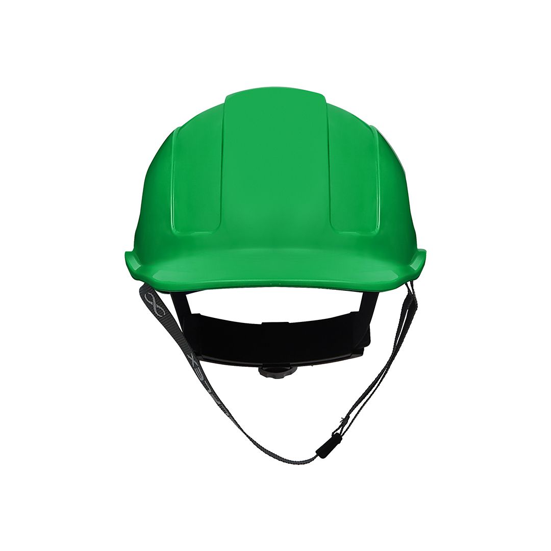 Capacete Steelflex Turtle Verde com Aba Frontal, Suspensão, Catraca e Jugular Ca35983