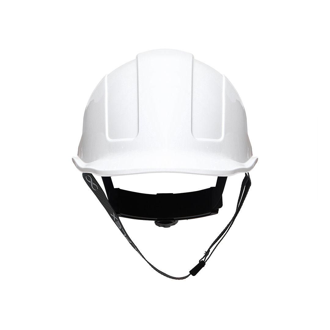Capacete Steelflex Turtle Branco com Aba Frontal, Suspensão, Catraca e Jugular Ca35983