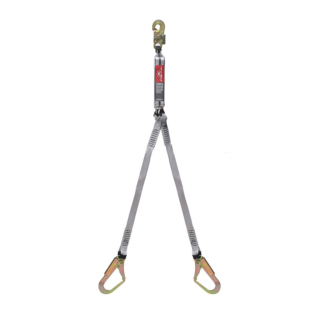 Talabarte em Y Steelflex com Absorvedor de Energia e Conector 60mm