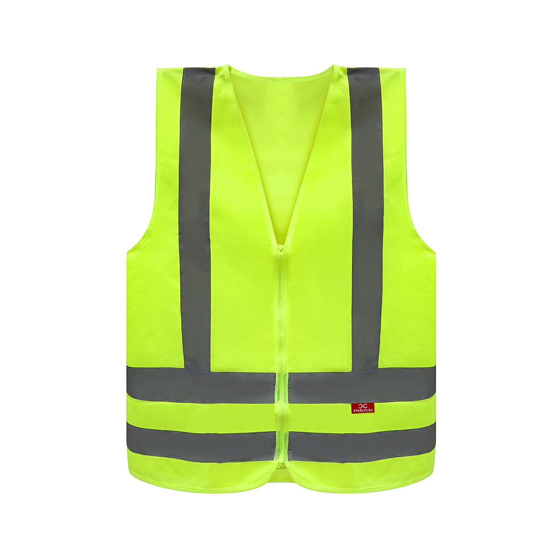Colete Refletivo Steelflex S/ Bolso Amarelo