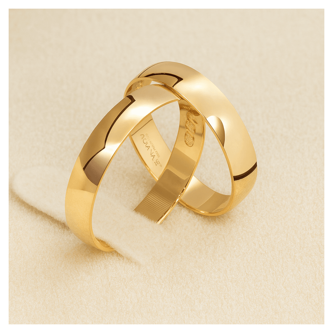 Aliança de Ouro 18k O PAR