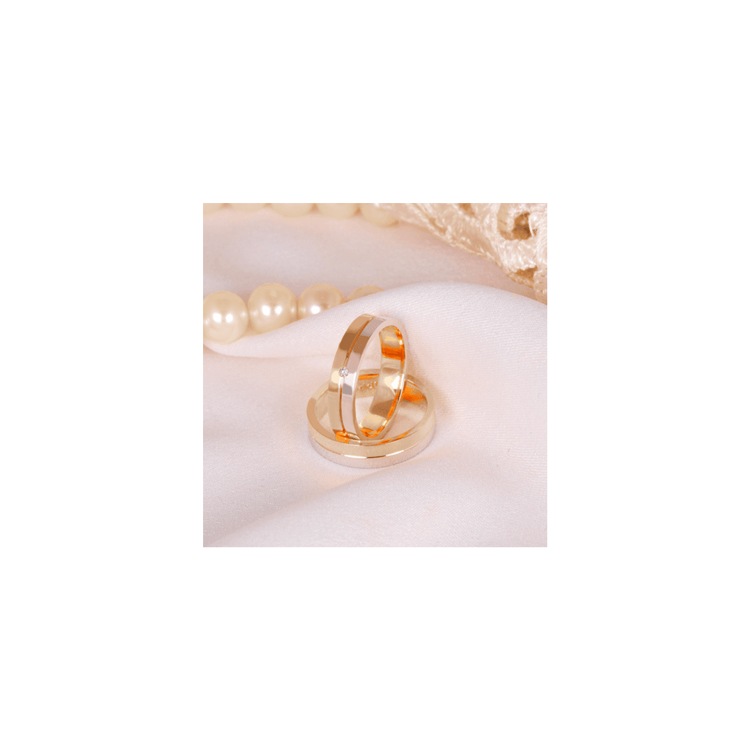Aliança de Ouro 18k O PAR - RJ01BODAS - ALIANÇAS RAINHA VIRTUAL 