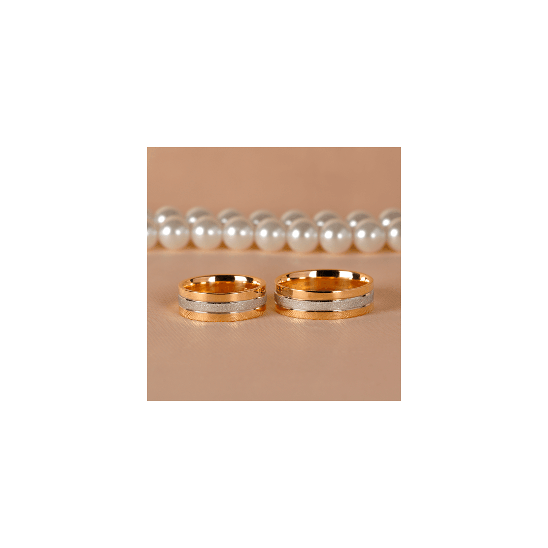 Aliança de Ouro 18k O PAR 