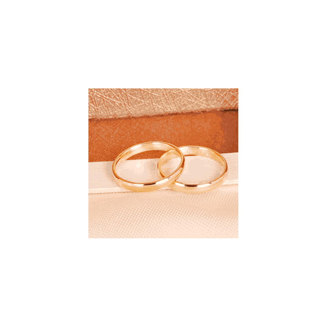 Aliança de Ouro 18k O PAR 
