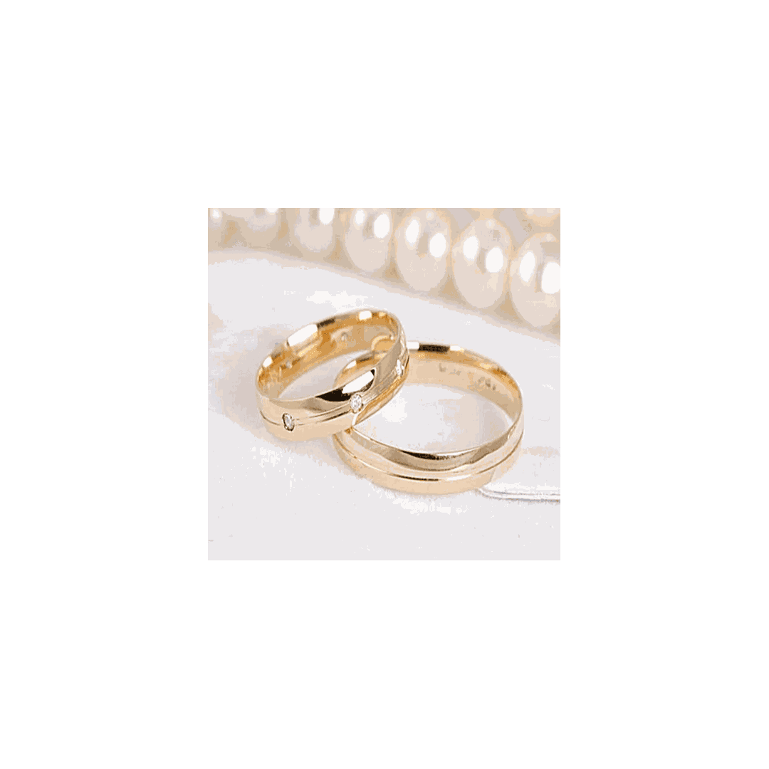 Aliança de Ouro 18k O PAR - RJ30 - ALIANÇAS RAINHA VIRTUAL 