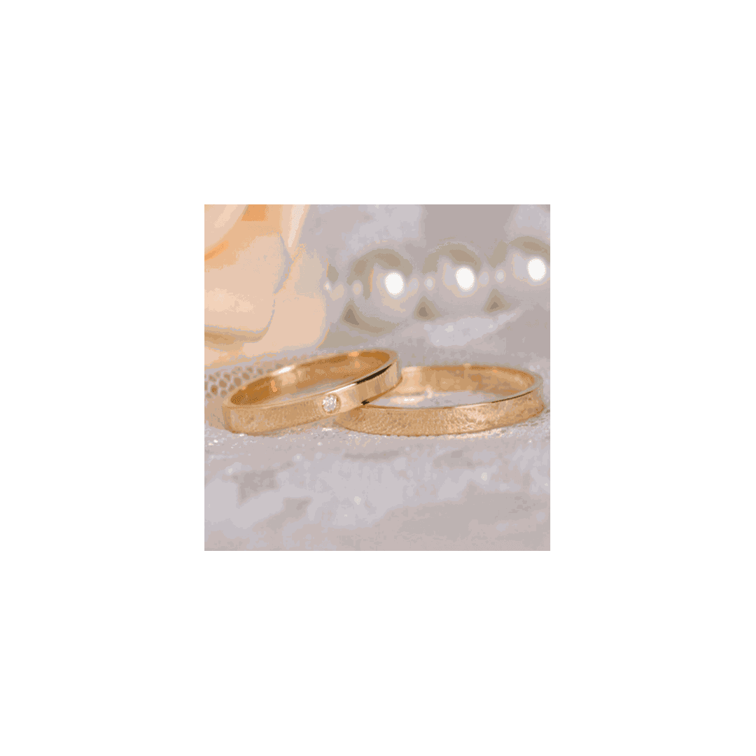 Aliança de Ouro 18k O PAR - RJ4 - ALIANÇAS RAINHA VIRTUAL 