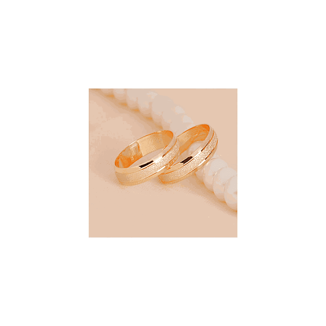 Aliança de Ouro 18k O PAR 
