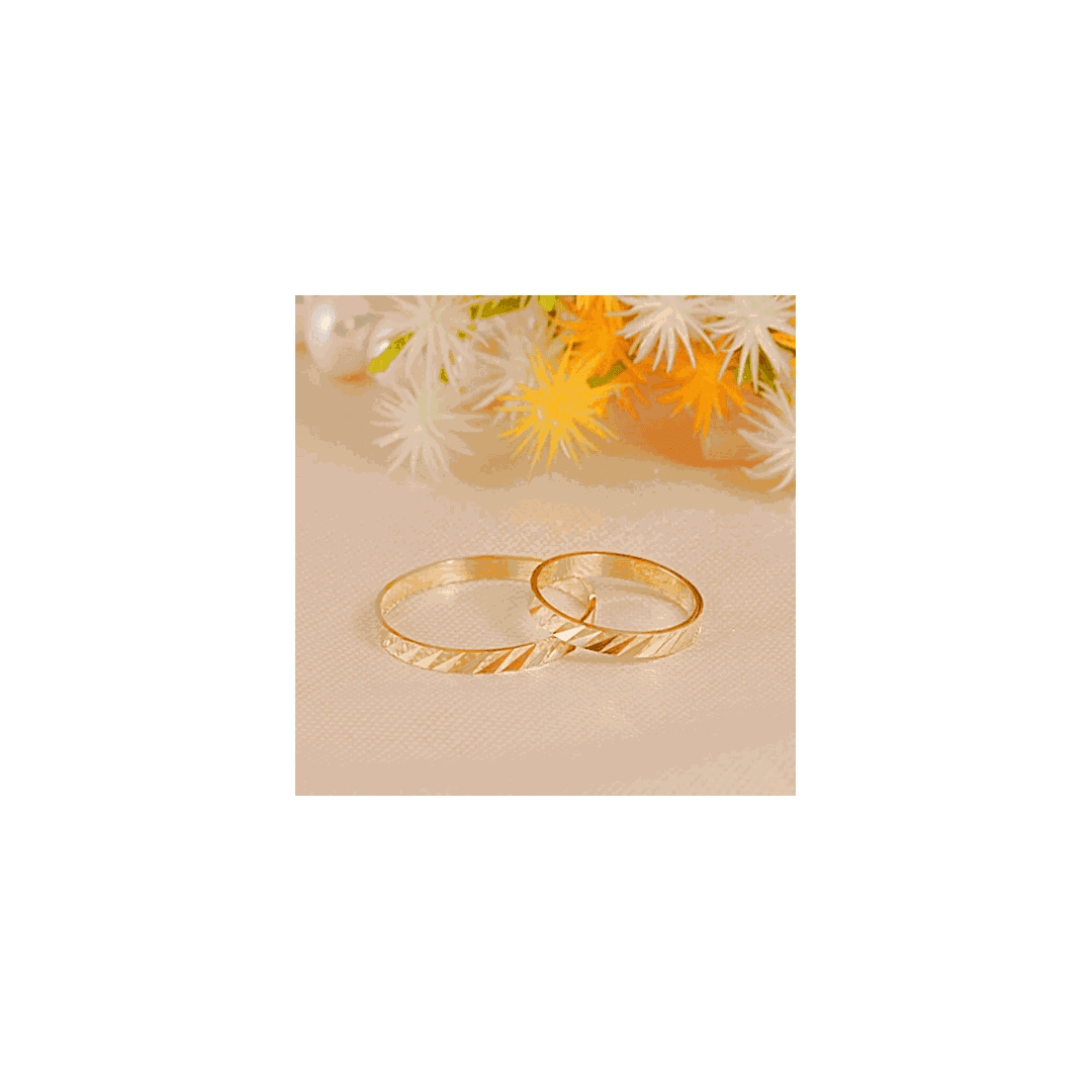 Aliança de Ouro 18k O PAR