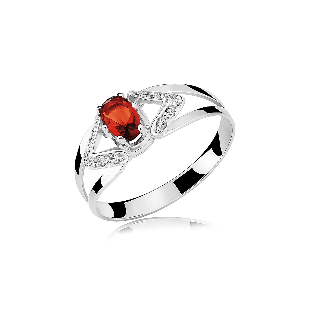 Anel de Formatura em Prata 950 - CH276D - RAINHA JOIAS E ALIANÇAS