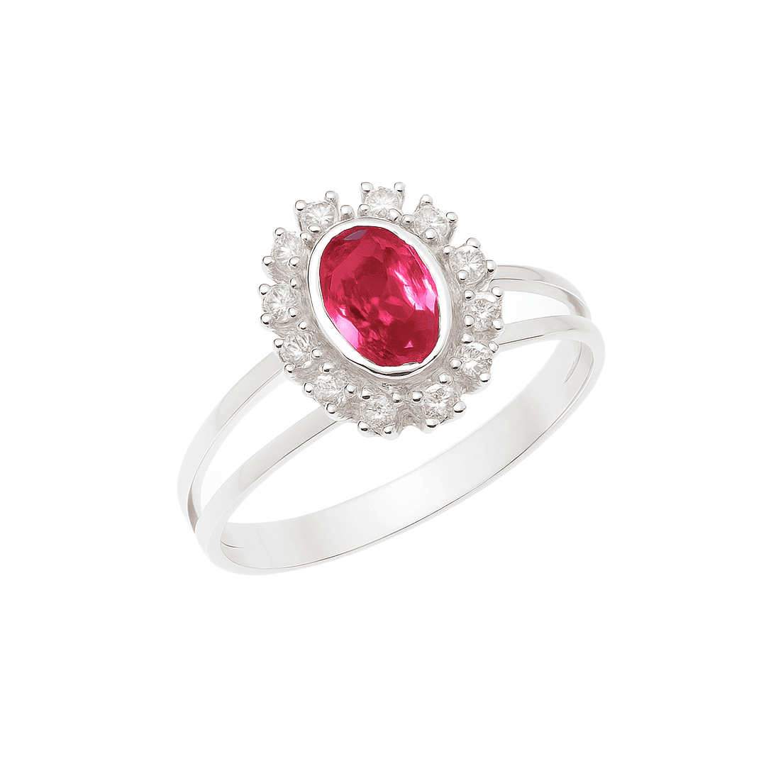 Anel de Formatura em Prata 950 - CH167V - RAINHA JOIAS E ALIANÇAS