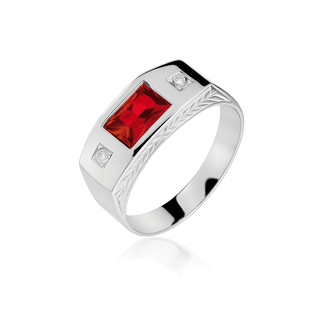 Anel de Formatura em Prata 950 - CH87 - RAINHA JOIAS E ALIANÇAS