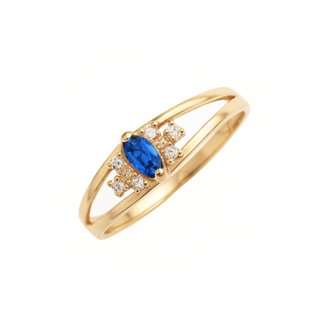 Anel de Formatura em Ouro 18k - PEDRA NATURAL - CH... - RAINHA JOIAS E ALIANÇAS